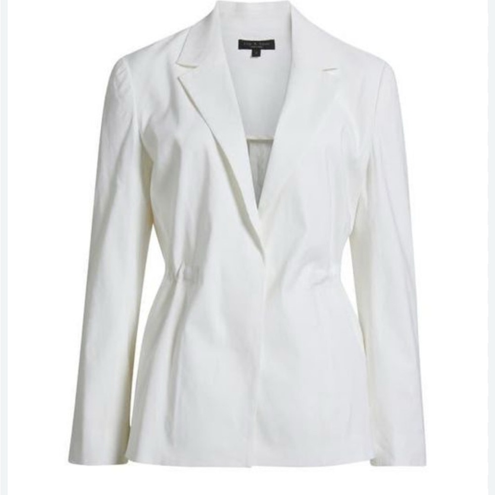 Rag & Bone Spencer Linen Blazer Size 8 - Picture 4 of 14